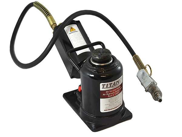 20 Ton Low Height Air/Hydraulic Bottle Jack AME}