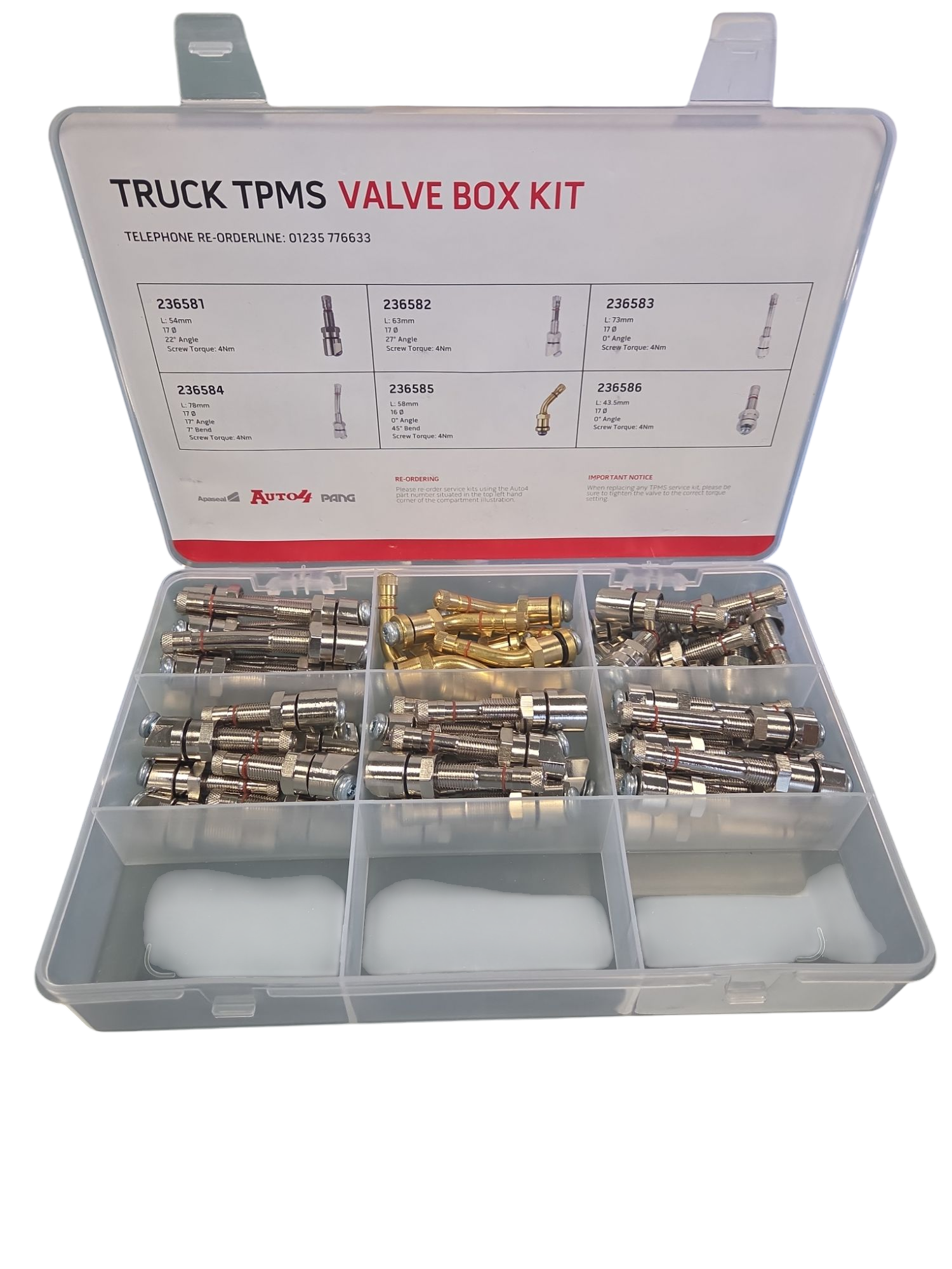 Truck TPMS Valve Box Kit - 236580 - Auto4