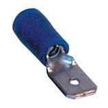 Pre-Insulated Terminals Blue 6.3mm Male Blades 100}