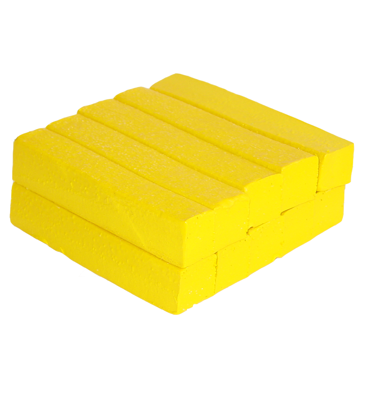Yellow Wax Crayon - 12 Pieces}