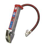 Air inflation Gauge 21" Hose S/Clip On}